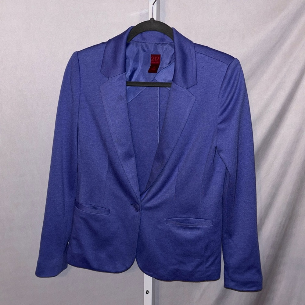 212 Collection Purple Blazer Size 6